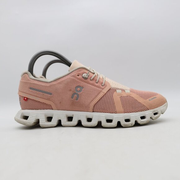 ON Cloud 5 Rosebrown Fog Shoes Women's Size 7.5   Athletic Running Sneakers - Picture 1 of 11